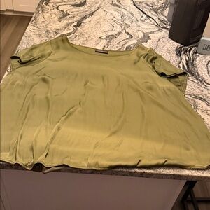 Lane Bryant Sage Green Blouse